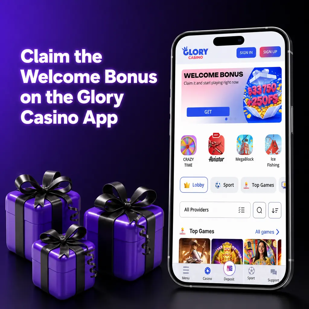 Claim the Glory Casino app welcome bonus: deposit via bKash or Nagad and get 125% match plus 250 free spins.