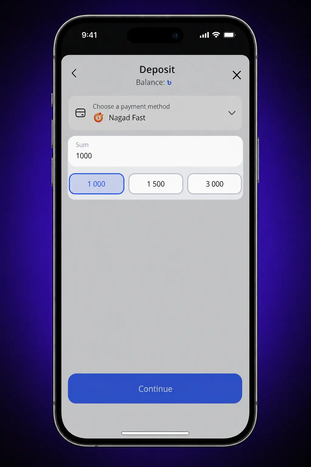Step-by-step deposit guide for Glory Casino Bangladesh showing bKash, Nagad, Rocket, Upay, and bank transfer options