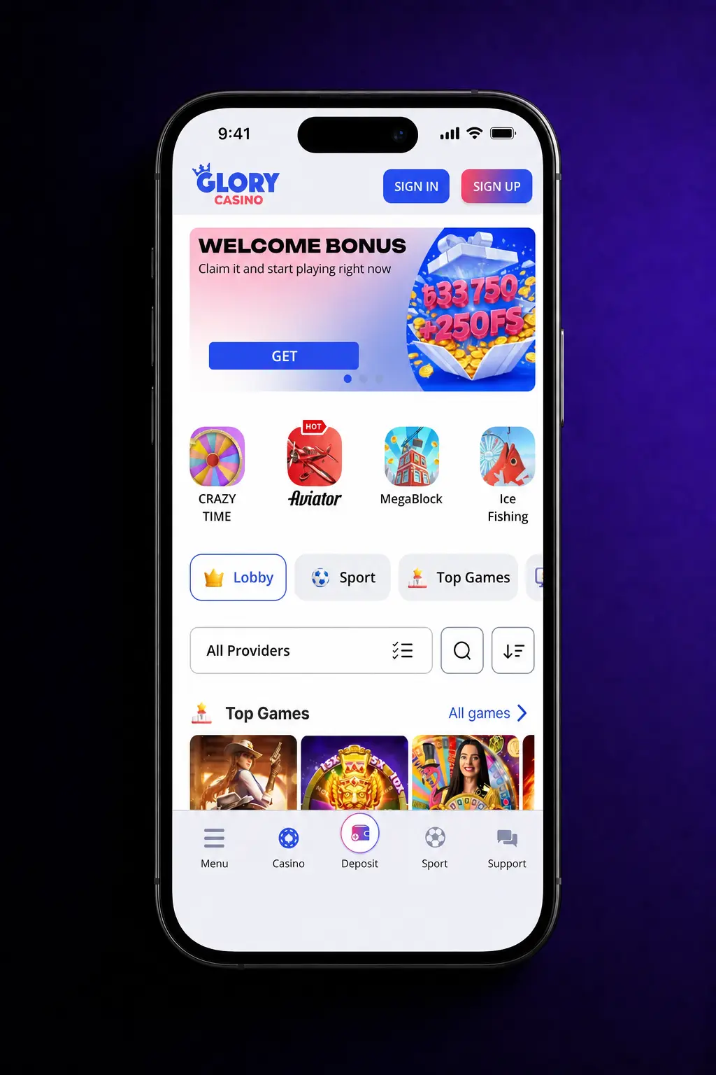 Step-by-step guide to download and install the Glory Casino app on iOS via Safari configuration profile