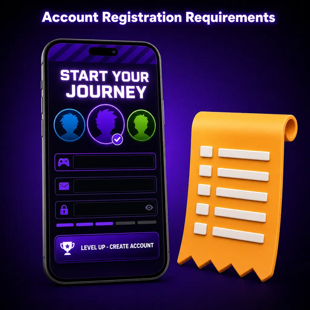Glory Casino Bangladesh registration requirements: 18+ age, one account per person, valid ID, and accurate personal details.