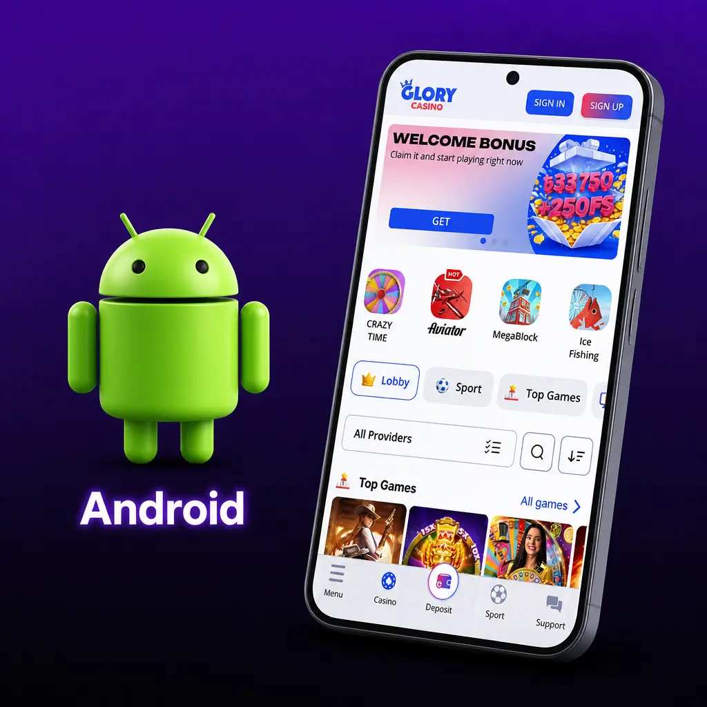 Glory Casino Android app APK download and installation guide for Android 6.0 and above devices