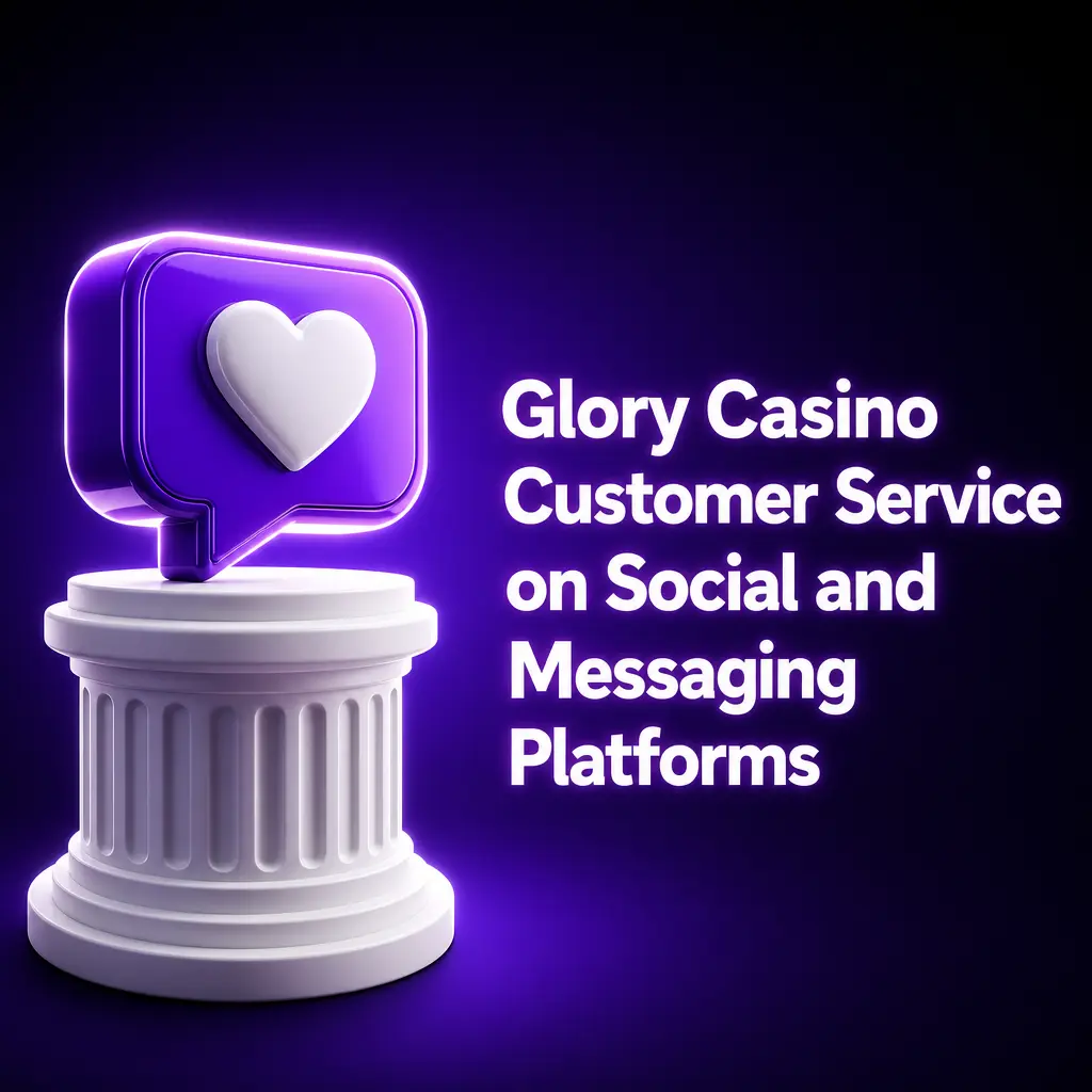 Glory Casino support via WhatsApp, Telegram, Facebook, and Twitter for quick updates and general questions in Bangla and English.