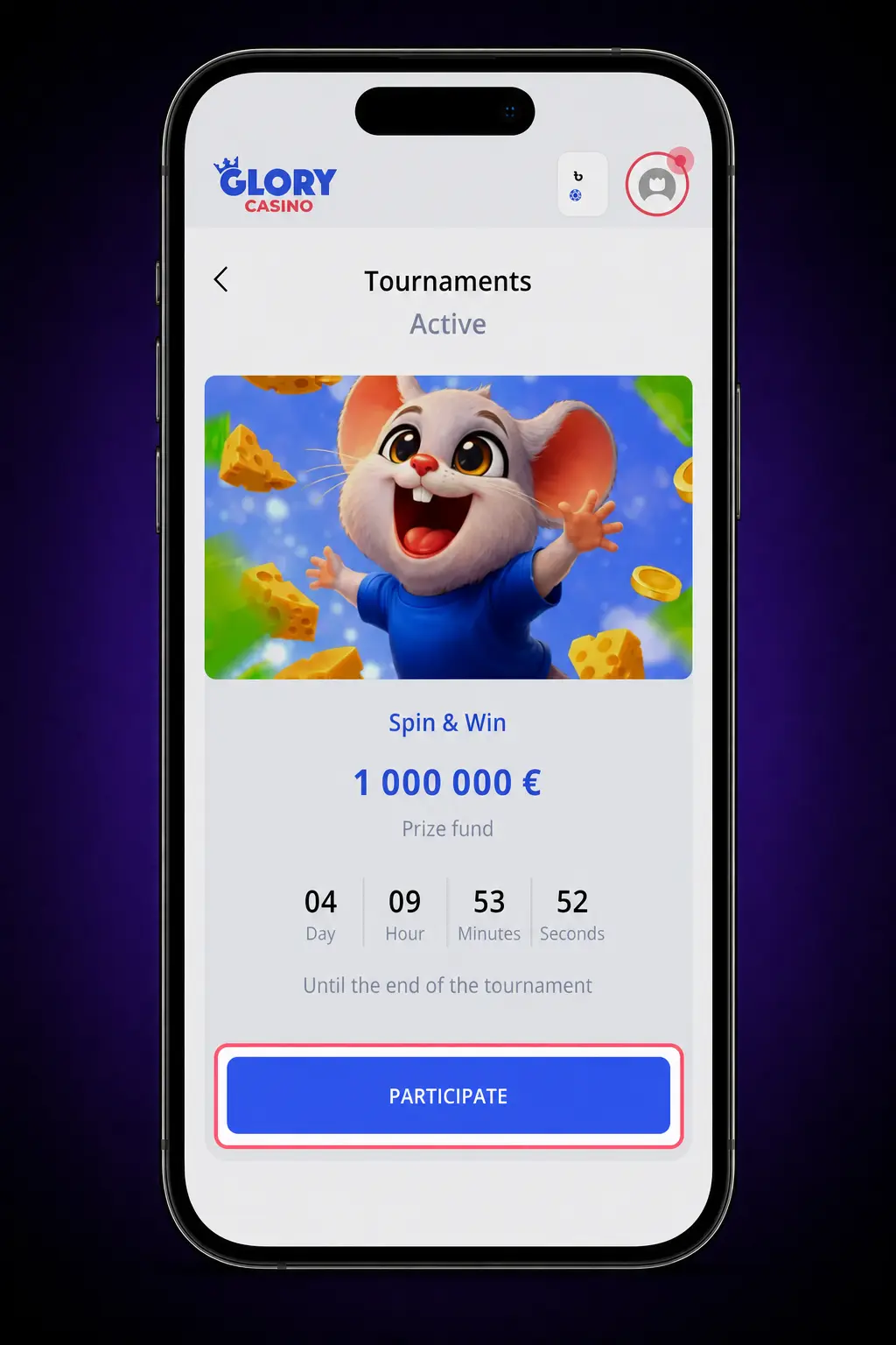 Step-by-step guide showing how to claim and activate a bonus on Glory Casino in Bangladesh using a promo code.