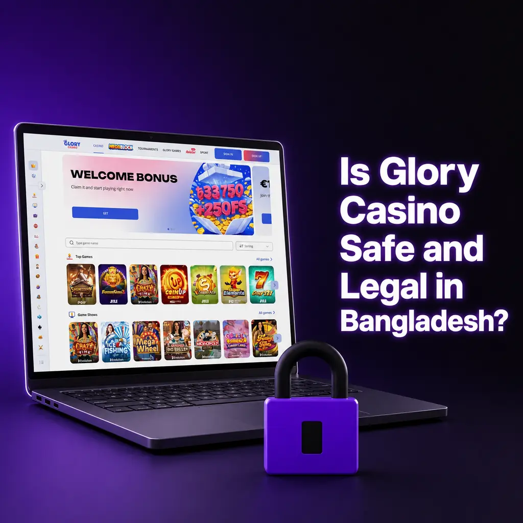 Glory Casino safety and legality in Bangladesh: Curaçao license, SSL encryption, and responsible gambling tools explained.