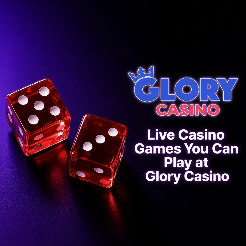 Live casino games at Glory Casino including Roulette, Andar Bahar, Teen Patti and more with licensed RTP rates