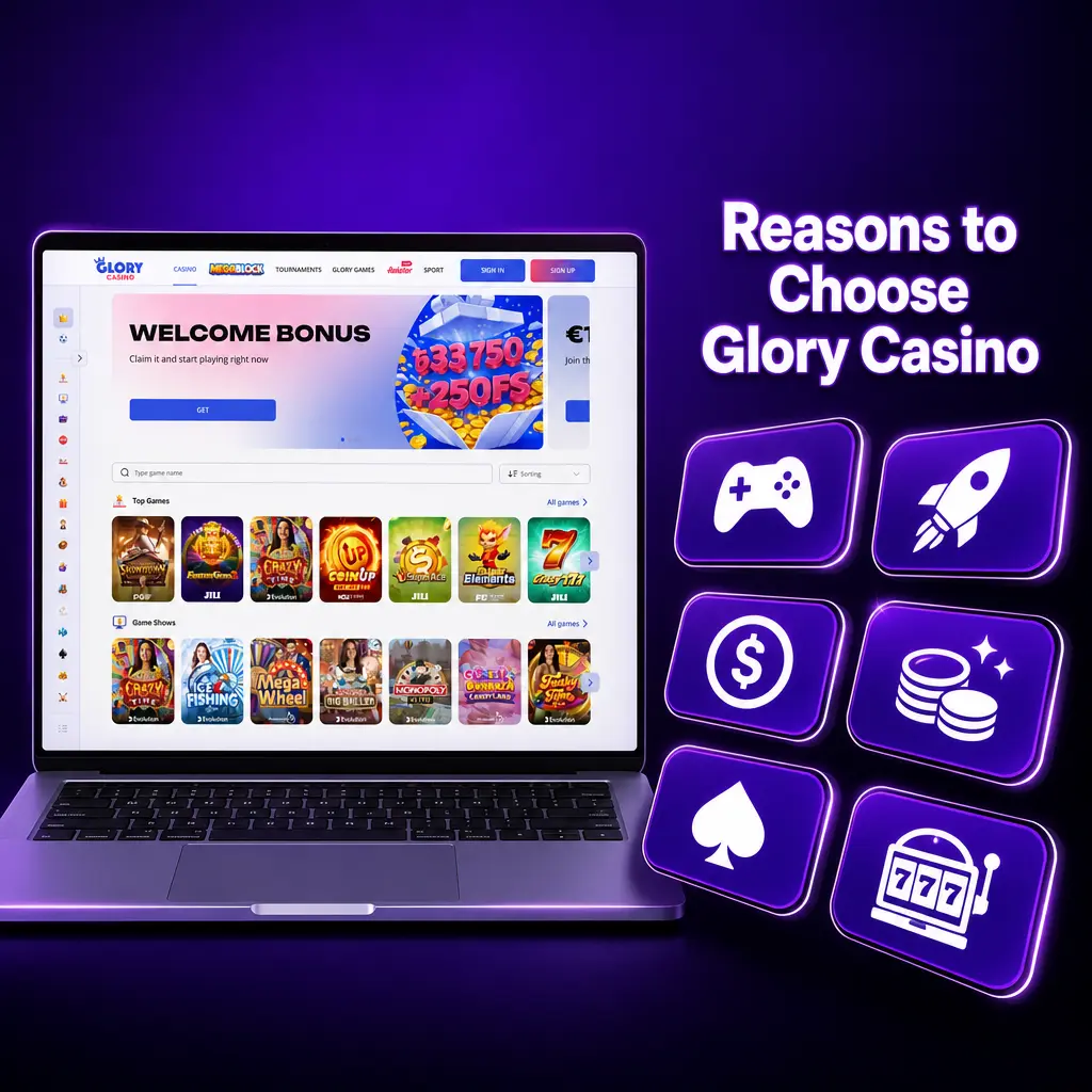 Glory Casino Bangladesh: licensed sportsbook, 3,000+ games, fast bKash/Nagad deposits, and a 125% welcome bonus with free spins